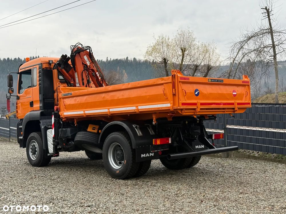 MAN * MAN 18 480 * KIPER WYWROTKA * 4x4 * HDS ATLAS 85* STAN BARDZO DOBRY * Sprowadzony - 10
