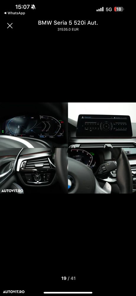 BMW Seria 5 520e AT PHEV - 16