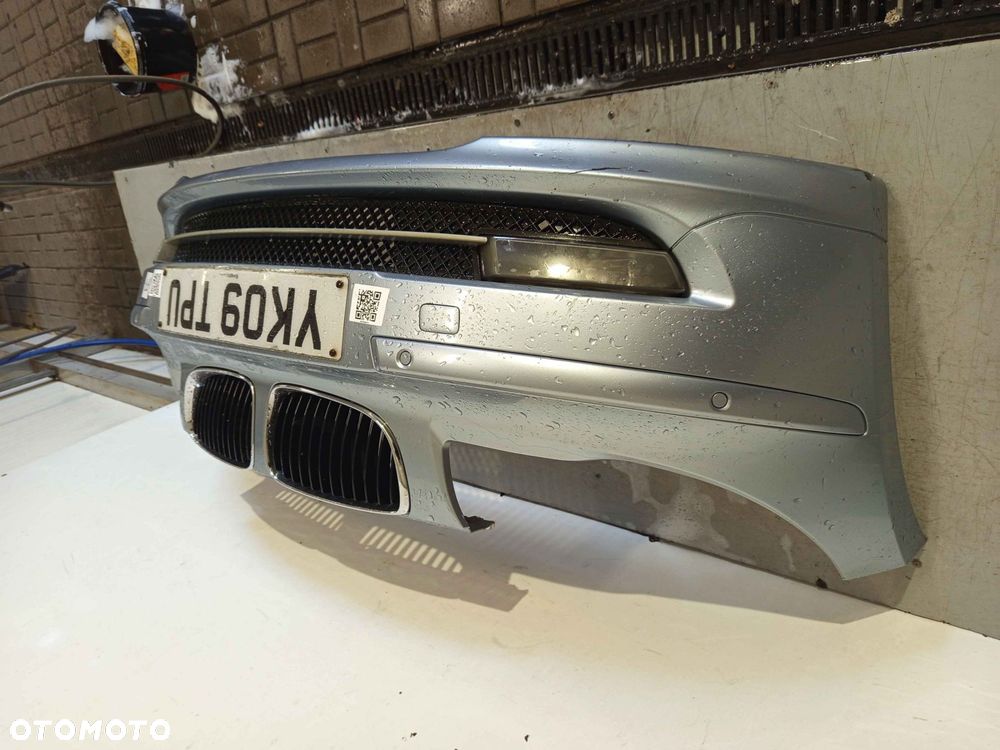 + ZDERZAK PRZÓD PRZEDNI BMW SERIA 1 I E87 LIFT FL BLUE WATER BŁĘKITNY PDC CZUJNIKI HALOGENY - 4