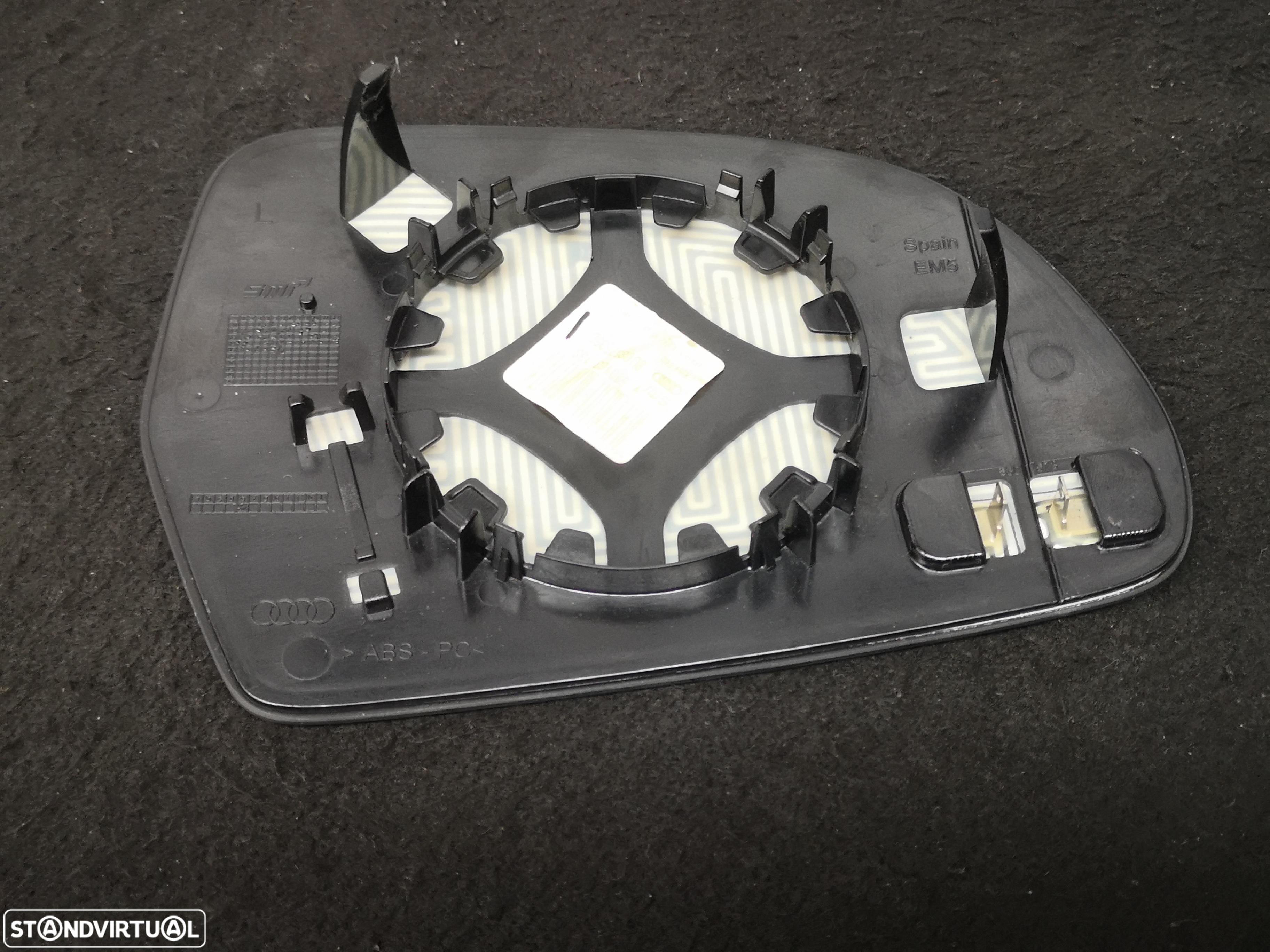 Vidro do espelho retrovisor direito originais Audi q3 8u 2014+ - 3