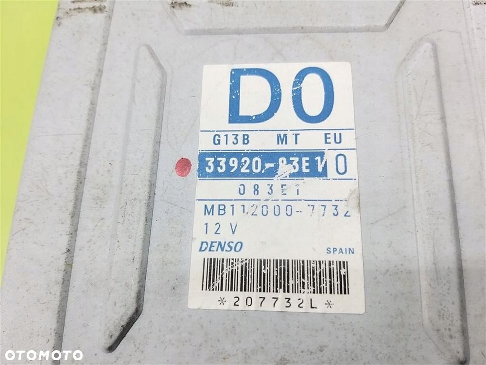 Komputer sterownik silnika Suzuki Wagon R+ 1997-2000 1,3 BENZYNA 3392083E10 - 3
