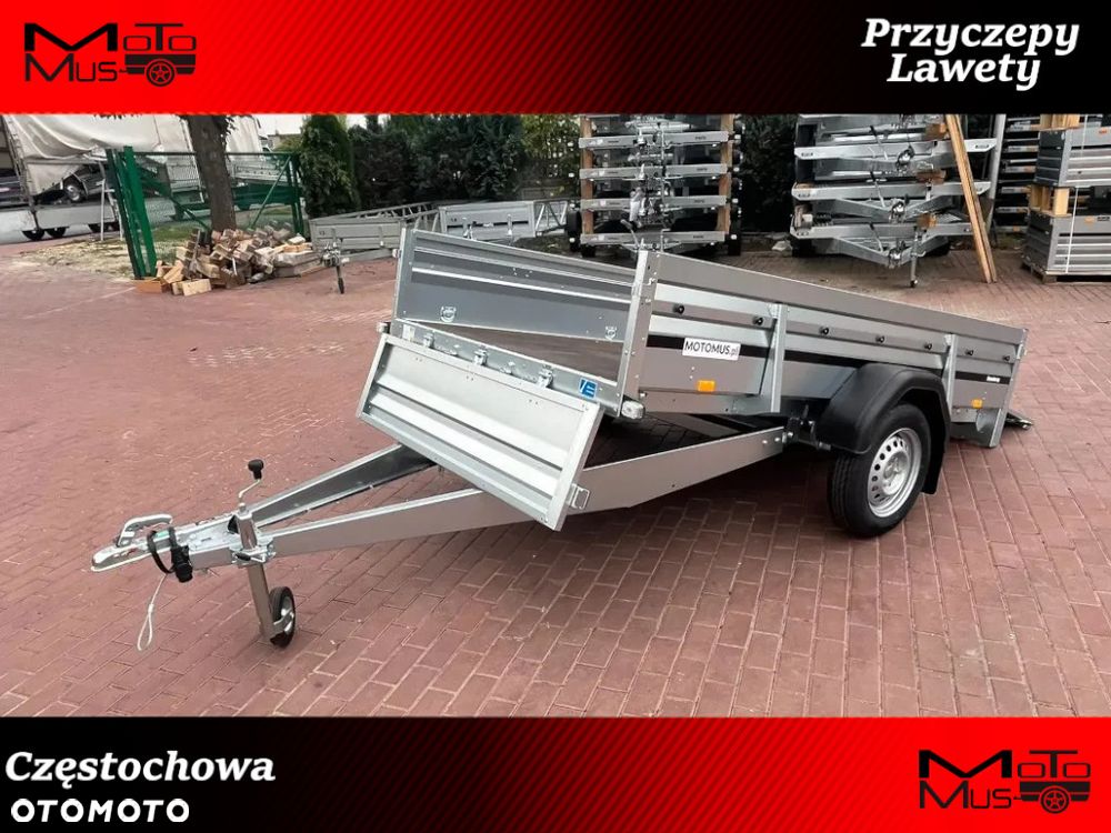 Brenderup Przyczepa Brenderup 2260WSUB 258x153x40cm WYSOKA BURTA DMC 750kg 1 osiowa uchylna quad traktorek atv multitransporter - 1