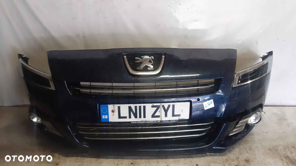 % ZDERZAK PRZEDNI PRZÓD PEUGEOT 5008 EXCLUSIVE LIFT FL KPSC GRANATOWY HALOGENY CZUJNIKI PARKOWANIA PDC