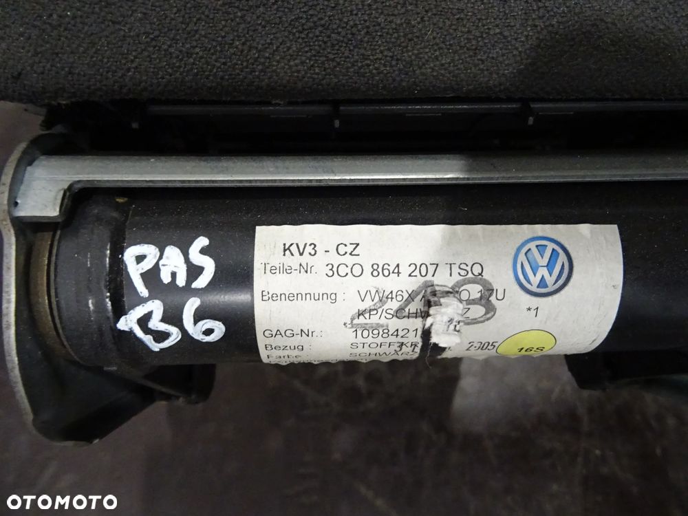 VW PASSAT B6 SEDAN 1.9 BKC PODŁOKIETNIK TUNEL - 5