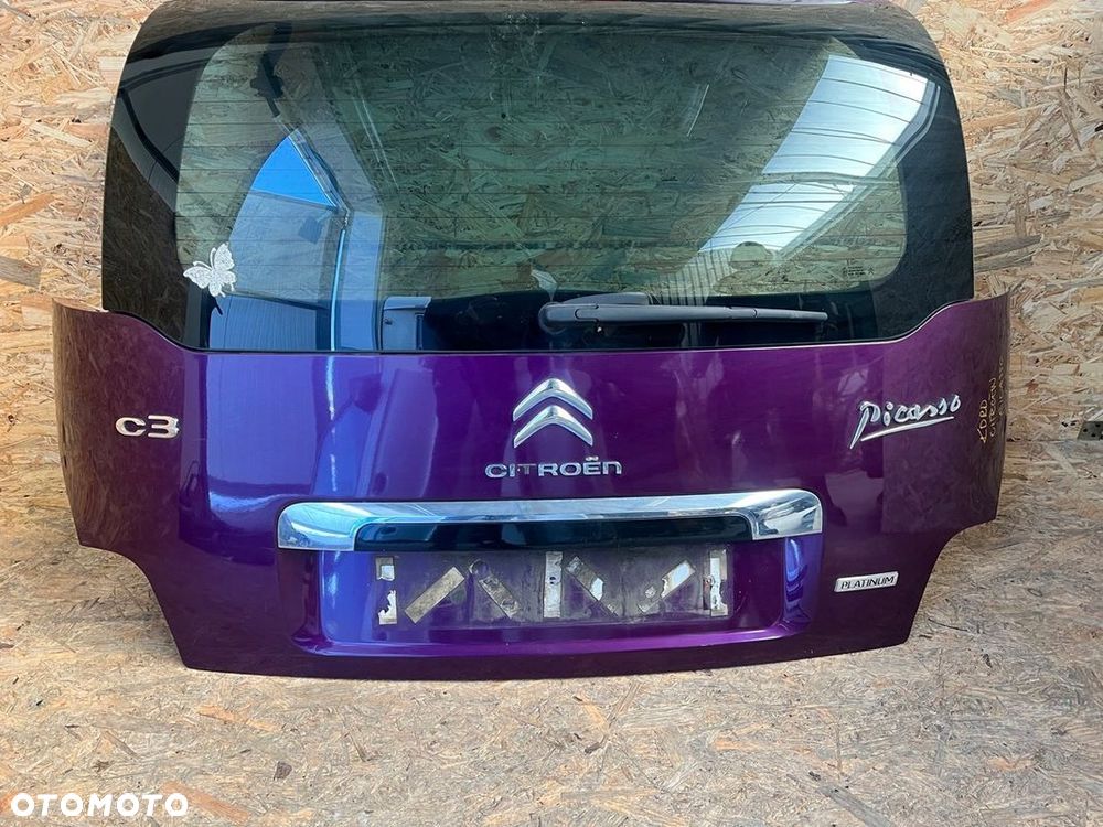 KLAPA TYLNA pokrywa bagażnika CITROEN C3 PICASSO LIFT Kod lakieru: KDRD - 5
