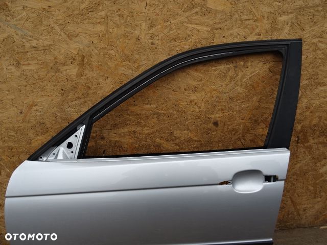 DRZWI LEWY PRZÓD LEWE PRZEDNIE BMW E46 LIFT SEDAN 01-05 LAK:TITANSILBER METALLIC NR524 - 2