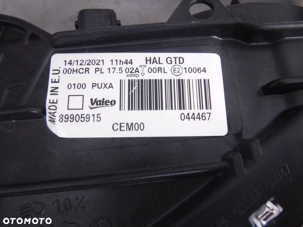 CITROEN C5 X7 LIFT LAMPA LEWA DOŚWIETLANIE ZAKRĘTÓW 89905915 LED + H1 H7 - 5