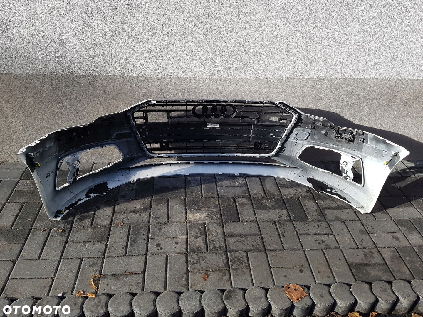 AUDI A6 C7 zderzak przód grill 4K0807437A - 9