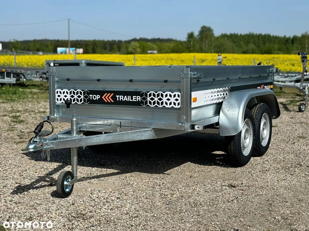 MAZZO Dostawa przyczepa SPAWANA 2-osiowa 251x135x37cm DMC750kg - 4