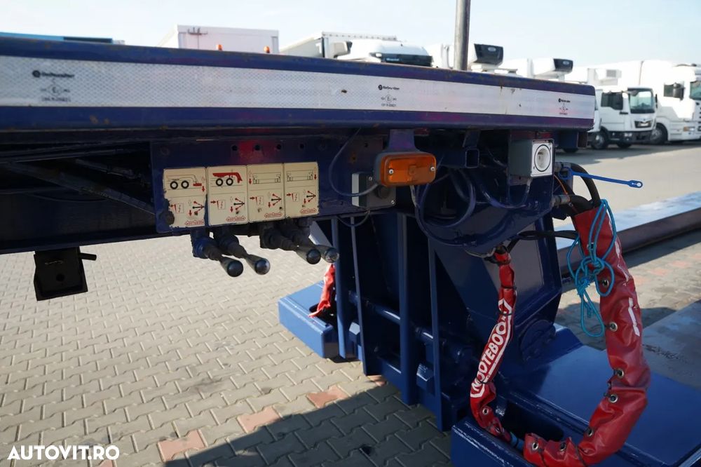 Nooteboom TIEFBET DETACHABIL / ȘASIU JOS / EXTENSIBIL / AXE DE DIRECȚIE / 22,5 m / SAF / SUPORT / - 18