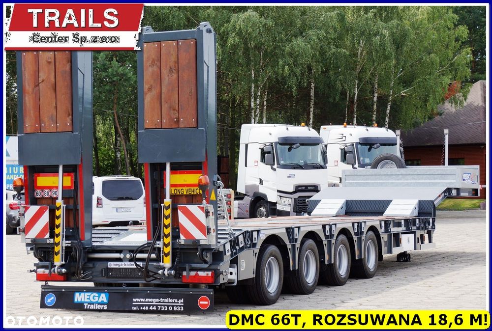 Inny Niska podłoga 4-osie, rozciągana dł. 18,60 m,  własne PTO, NAJAZDY HYDRAULICZNE. !!! - 10