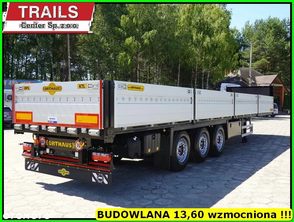 Orthaus Pokład 13,60 m, MOCNA KRATOWNICA, burty aluminiowe !!! - 4