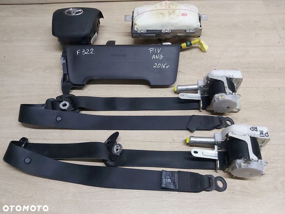 Toyota Prius IV xw50 poduszka kierowcy pasażera pas lewy prawy przód Air ba - 3