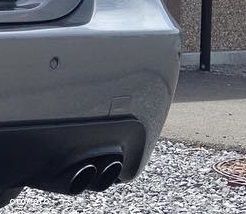 ZAŚLEPKA HAK / HOL TYŁ BMW 5 E60 M-PAKIET KOLORY - 4