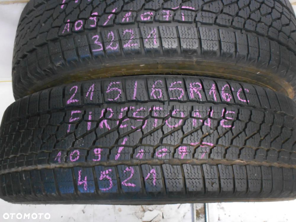 OPONY 215/65R16C FIRESTONE VANHAWK 2 WINTER DOT 4521 9.3MM - 3