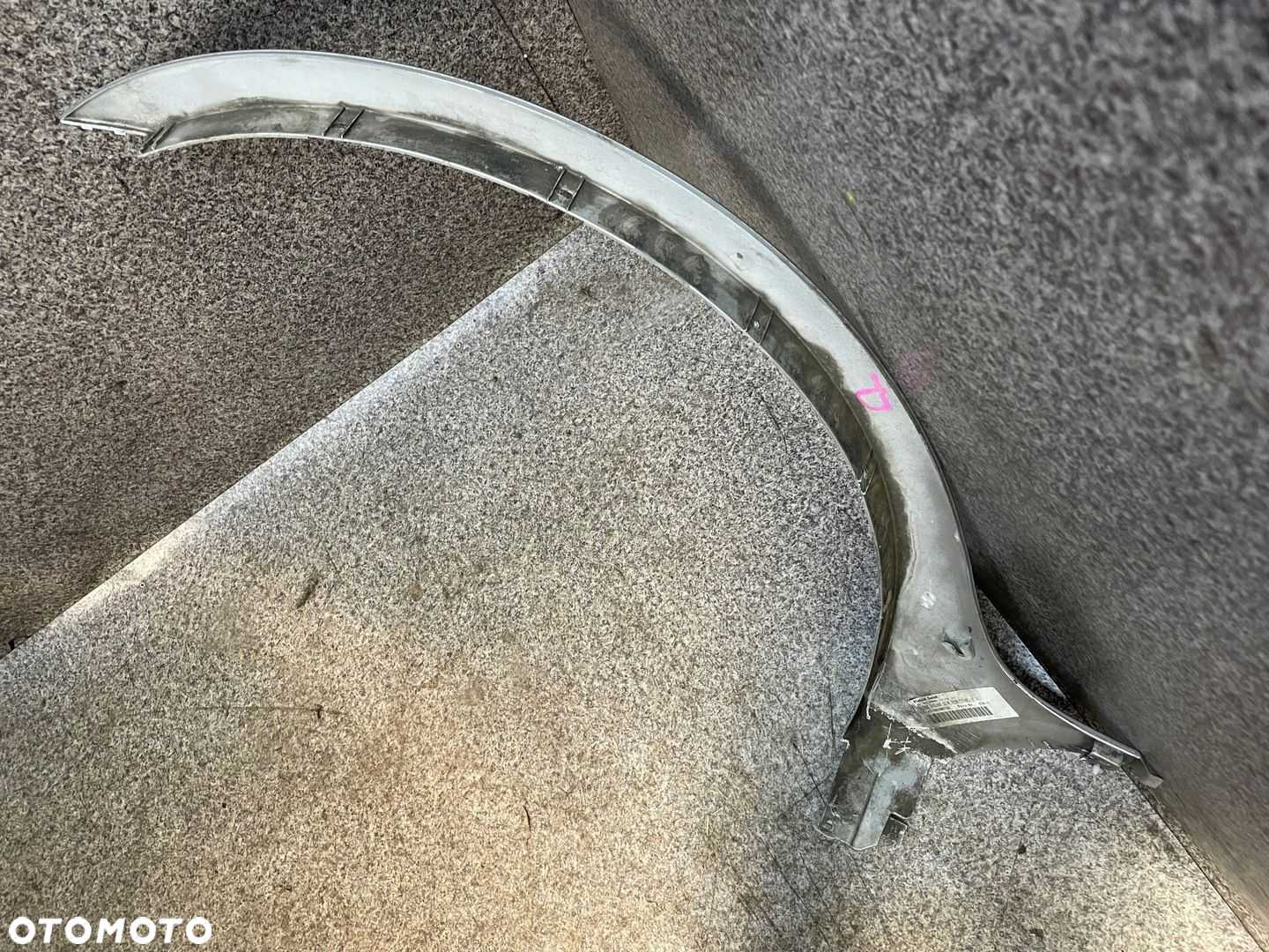 Listwa blotnika prawy przod przednia MPakiet 354/7 TITANSILBER BMW X3 E83 - 6