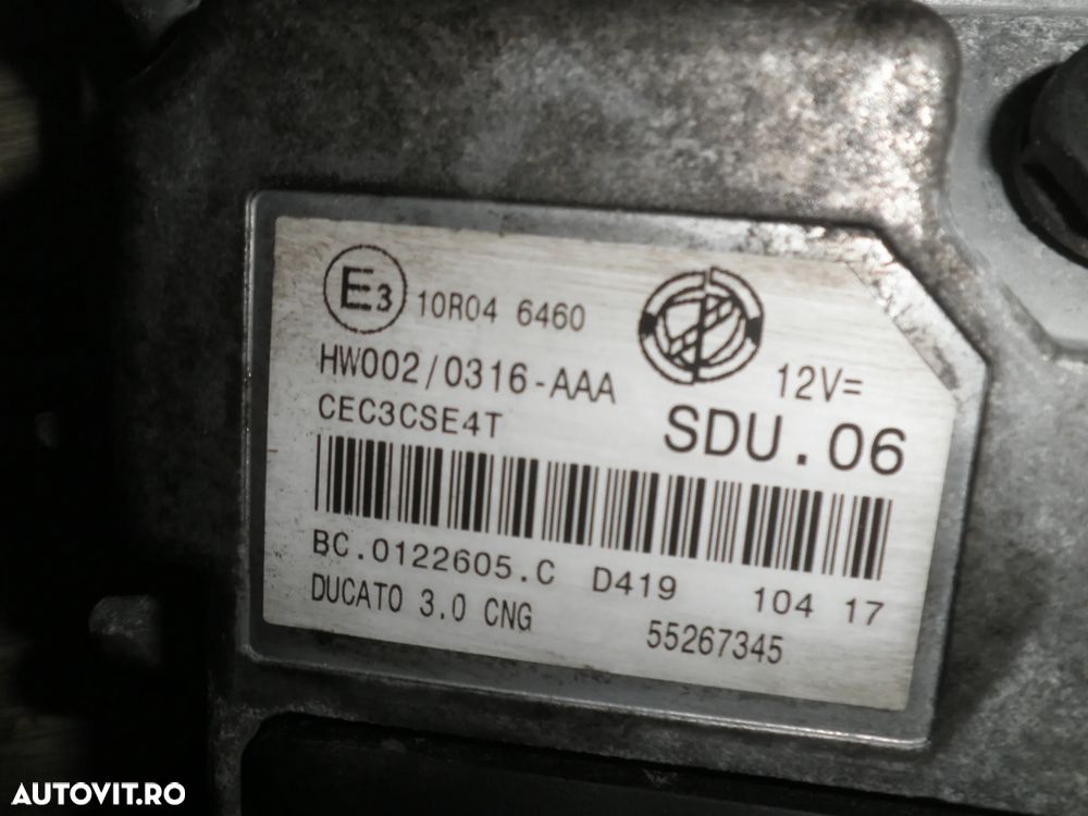 ECU / calculator motor Fiat Ducato 3.0i 55267345 - 3