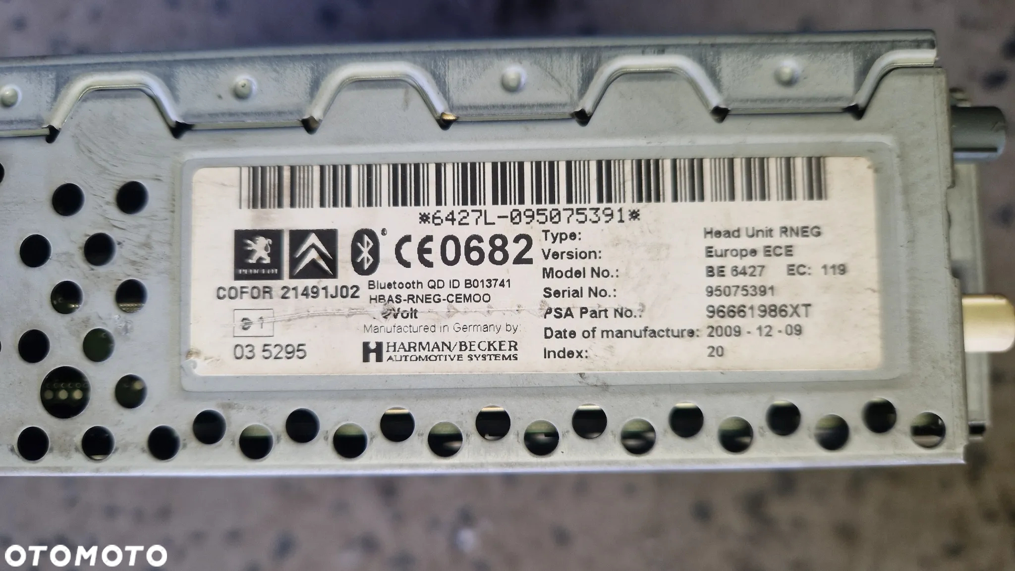 CITROEN C4 PICASSO RADIO NAWIGACJA 96661986XT - 3