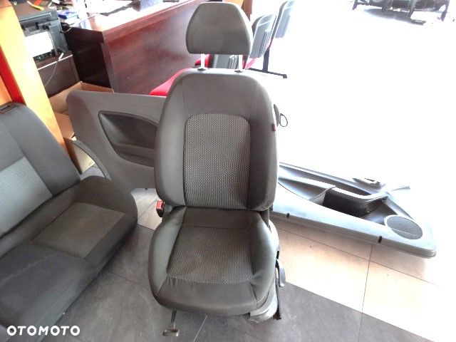 Seat Ibiza MK4 6J 08-17 3D Euro Airbag Fotele Siedzenia Kanapa Boczki Tapicerka Zagłówki Wnętrze Ładny Kompletny Zestaw - 4