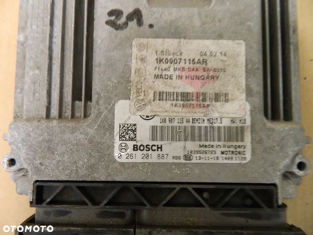 KOMPUTER STEROWNIK SILNIKA Volkswagen 0261201887 - 2