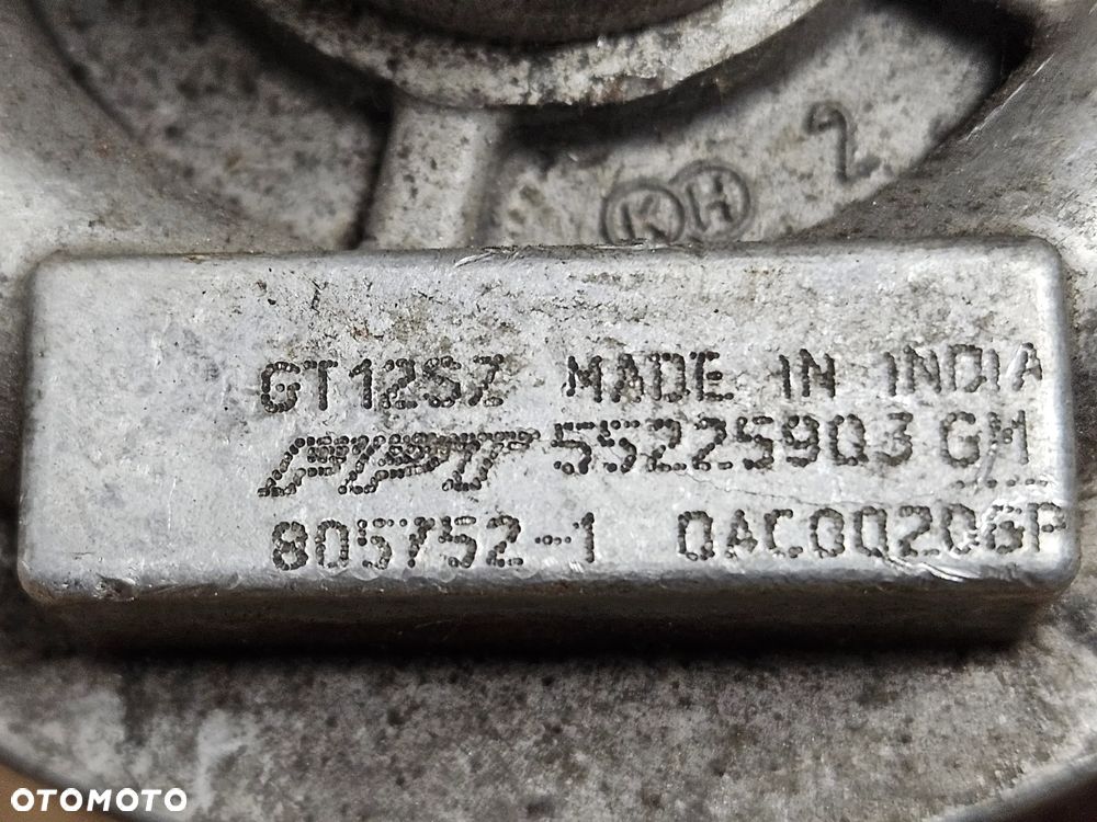 Fiat  Punto Doblo  Opel Combo 1.3  CDTI JTD Mjet turbosprężarka 55225903 - 4