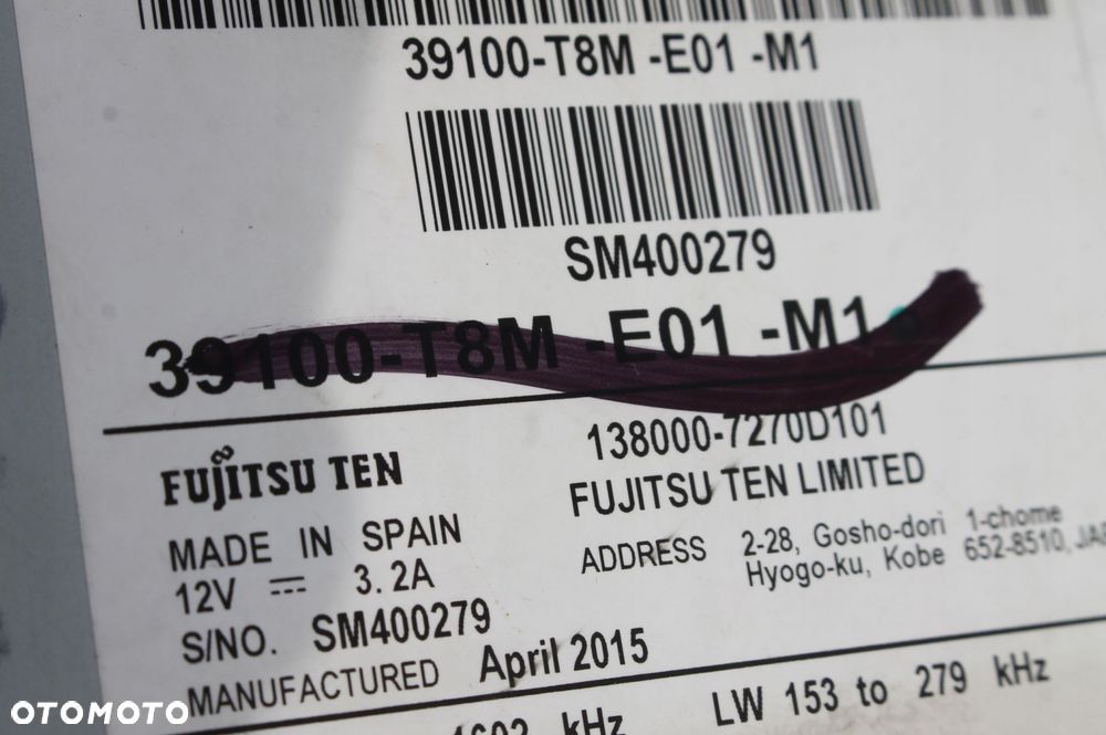 radio nawigacja gps z kodem honda hr-v ii 15-21 - 13