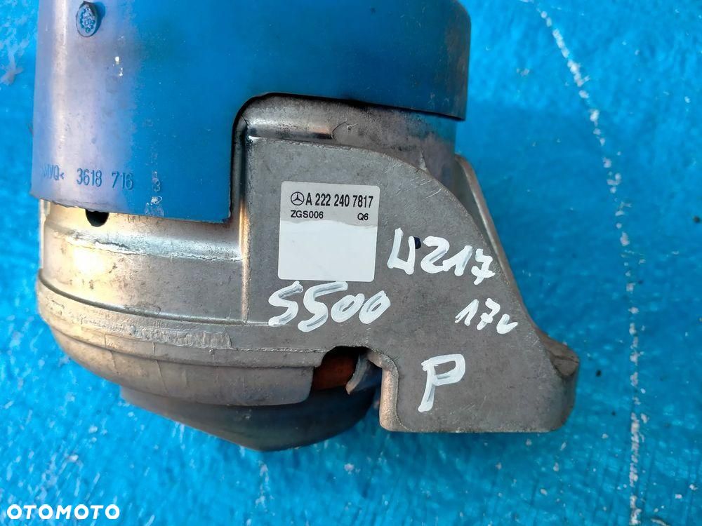 MERCEDES S klasa W222 W217 / A2222407817 / PRAWA PODUSZKA SILNIKA - 2