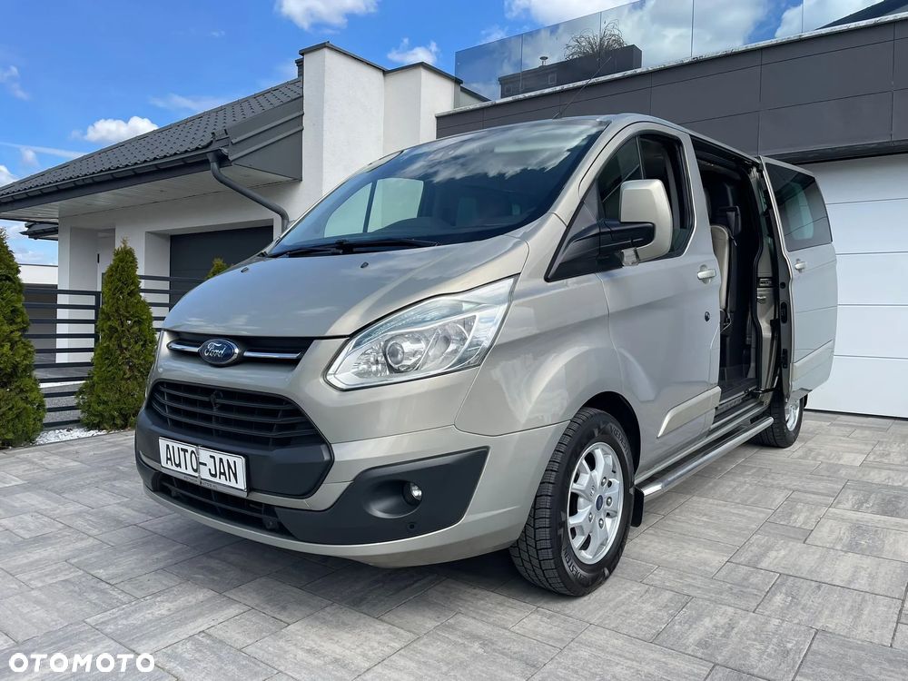 Ford TRANSIT CUSTOM Klima Navi Kamera Grzane Fotele 2xDrzwi Boczne Skóry Dubel Kabina Tempomat 2xPdc Rury - 1