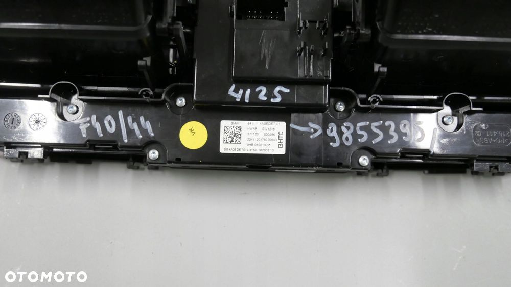 bmw f40 f44 panel klimatyzacji kratka nawiewu środkowa 4a0ede7 9855395 - 7