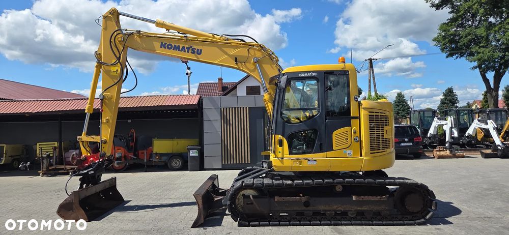 Komatsu <<Komatsu PC138US-10, 2014 rok, nakładki gumowe, pług, sprowadzona!>> - 1