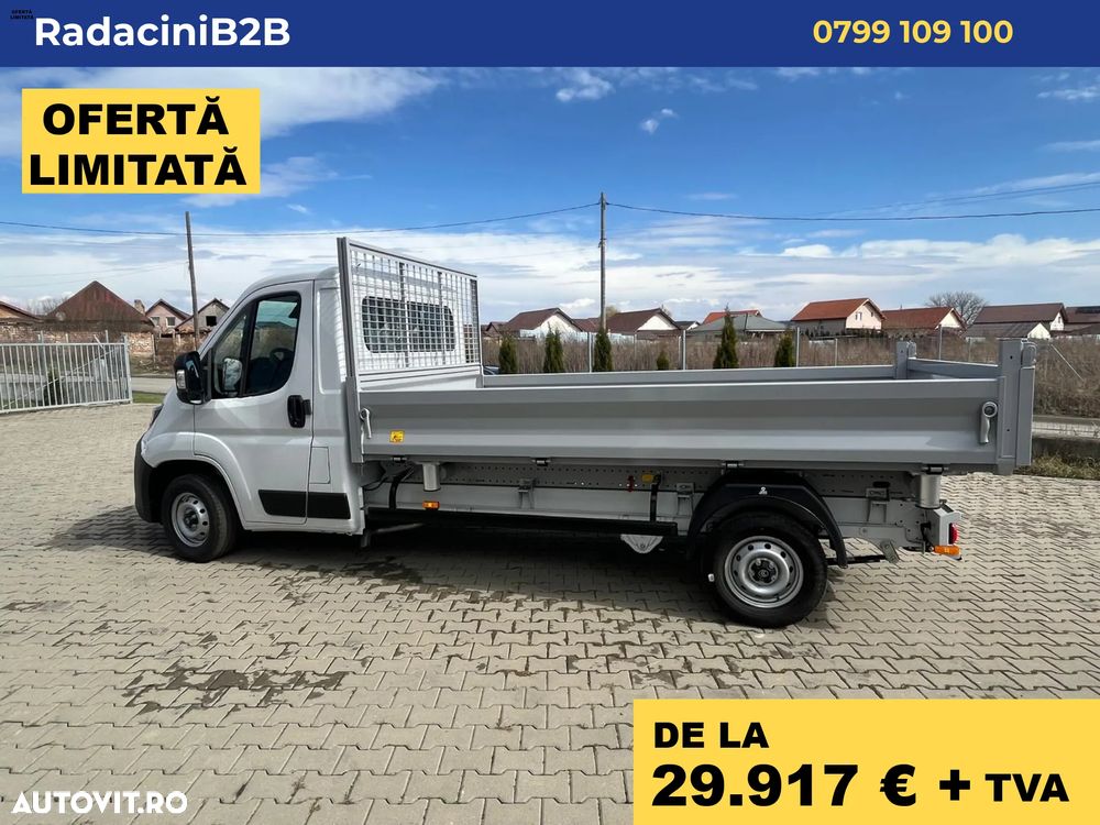 Citroën Jumper cu bena basculabila trilateral JPM omologata BA10 basculanta - 10