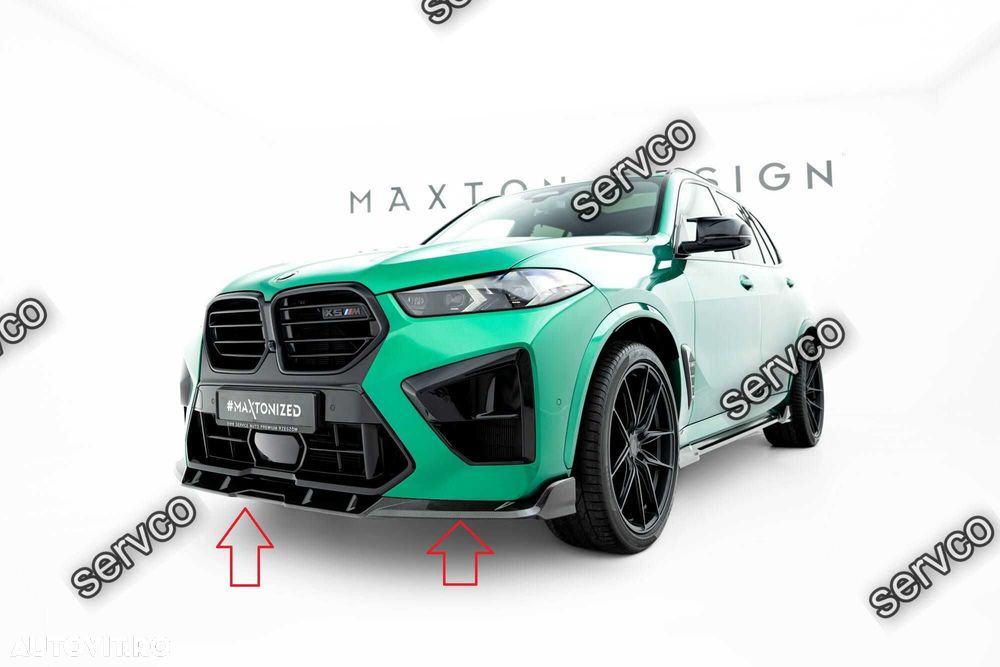 Prelungire bara fata Bmw X5 M F95 Facelift 2023- v6 - Maxton Carbon - 5