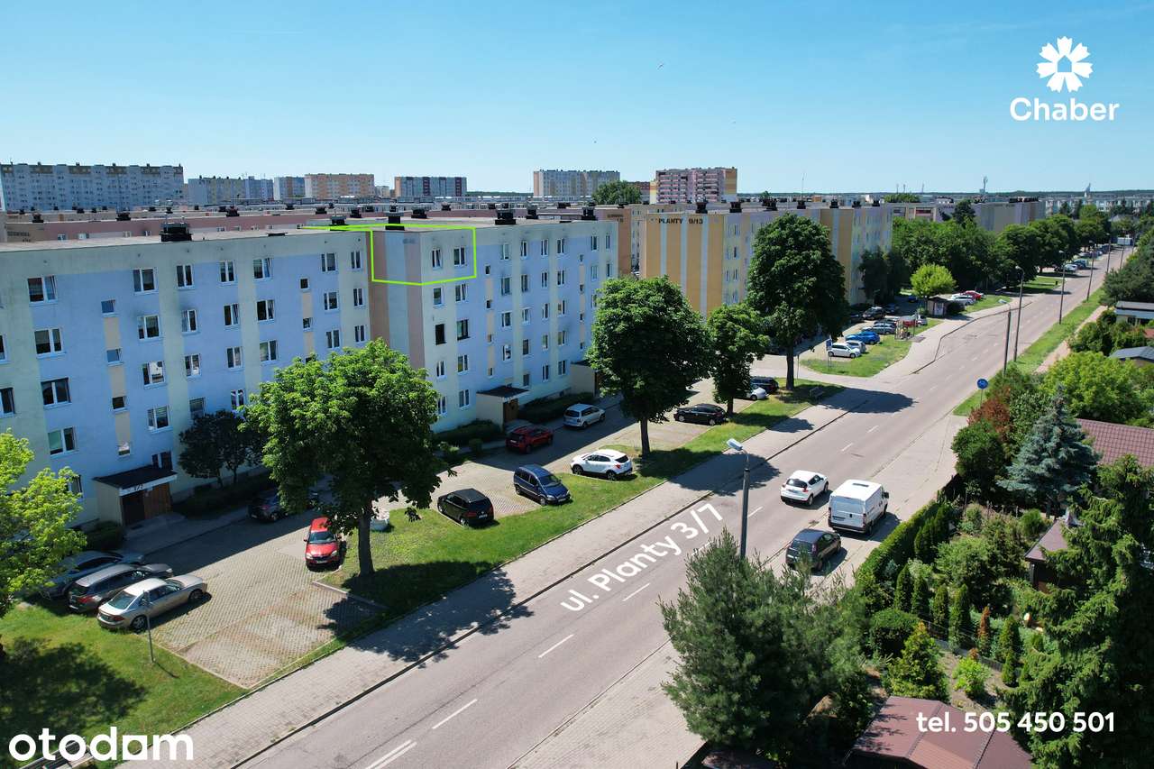 3 pokoje, 60,6 m2, os Południe przy S1, 4 piętro