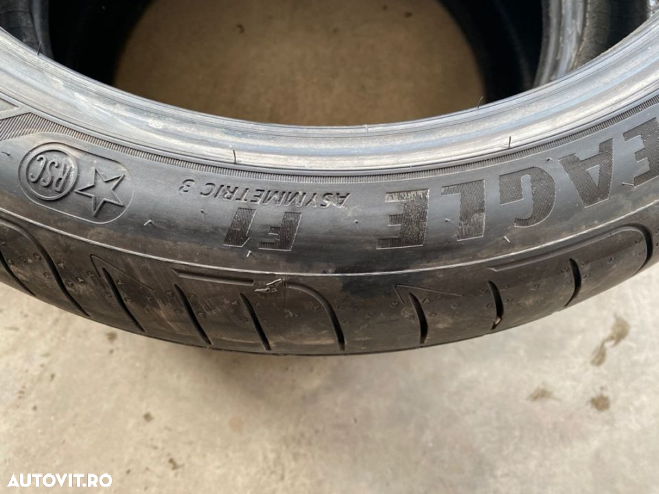 vand 2 anvelope 225/45/19 goodyear de vară runflat ca noi - 6