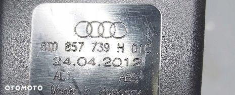 audi a5 8t zapinka pasa bezpieczeństwa tył 8t0857739h - 3