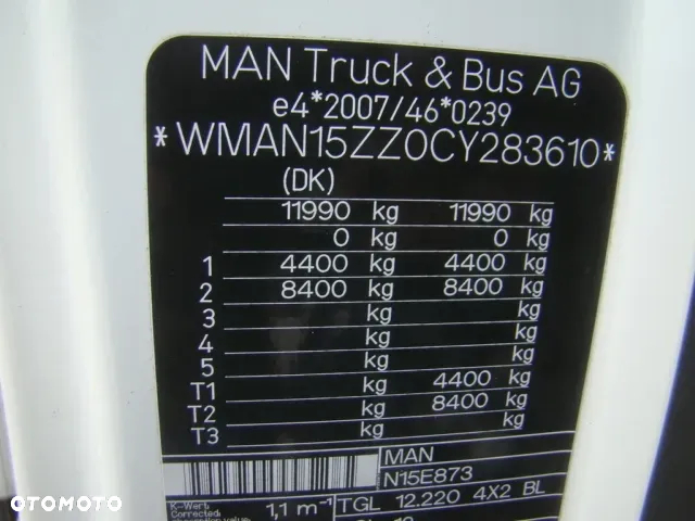 MAN TGL 12-220 8.10M KLIMA WINDA 2000KG - 14