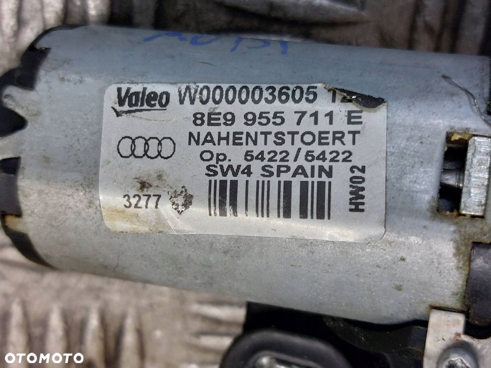 SILNICZEK WYCIERACZKI TYŁ + RAMIĘ AUDI A4 B6 8E9955711E - 5