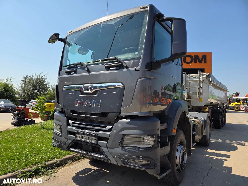 MAN TGS 18.510 4x2, 2023, 153.611km, KIT BASCULARE, Cutie automata, Masa propie 7,4 tone, motor 12,4l-510CP euro 6, posibilitate leasing 4 ani-CA NOU-PROMOTIE 64.900 EUR+Tva - 2