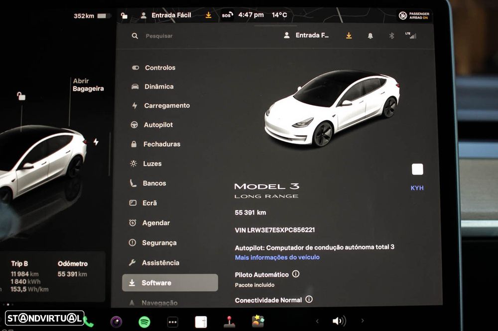Tesla Model 3 Long Range Tração Traseira - 24