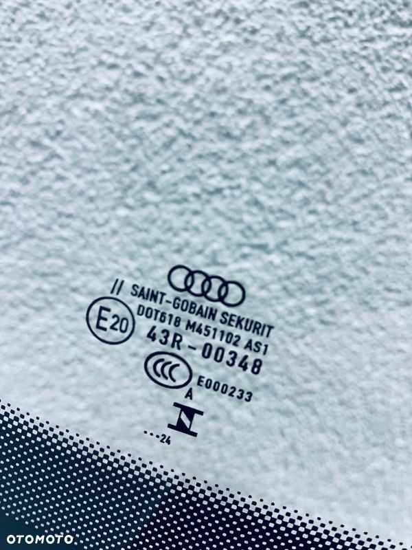Szyba czołowa przednia AUDI A5 2016- AKUSTYKA+KAMERA+SENSOR+OE - 3