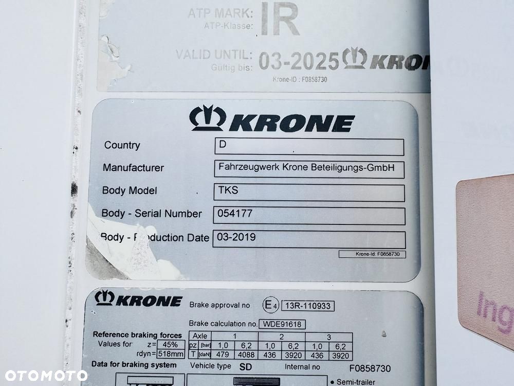 Krone BI-TEMP Multitemp / Thermo King SLXi Spectrum - 26