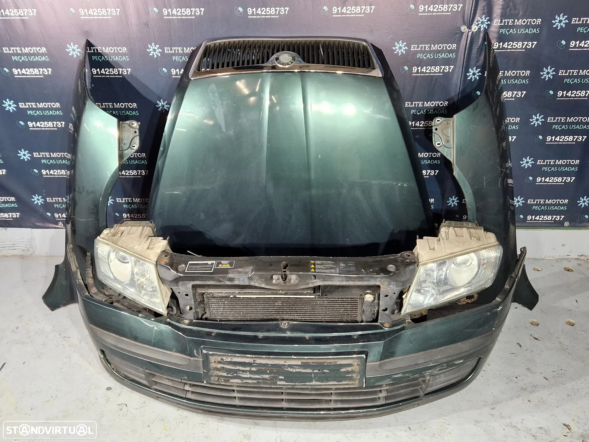 Frente completa usada SKODA OCTAVIA 1Z 2.0 TDI 140CV capot parachoques oticas guardalamas - 4