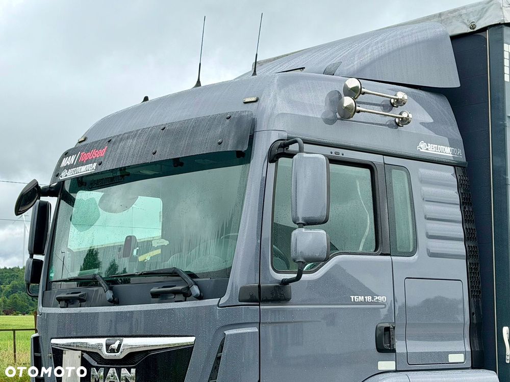 MAN TGM 18.290 / FIRANKA / 20 EUROPALET / AUTOMAT / 210 TYŚ KM / 10 025 KG ŁADOWNOŚCI / EURO 6 / 12.2018 / SPROWADZONY / JAK NOWY - 9