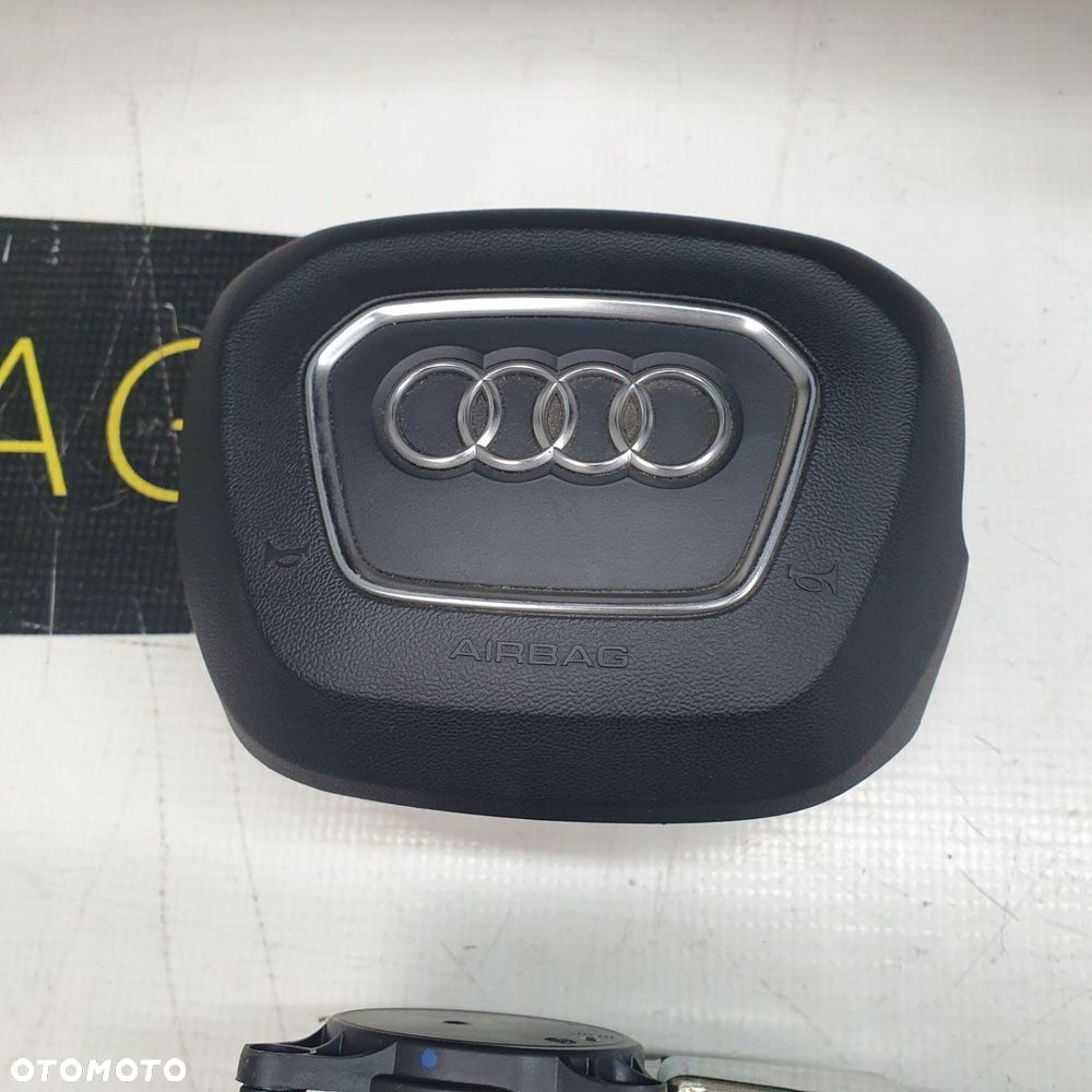 AUDI Q7 4M PRZED LIFTEM DESKA ROZDZIELCZA KONSOLA KOKPIT PULPIT PODUSZKI AIRBAG AIR BAG PASY KIT SET - 7