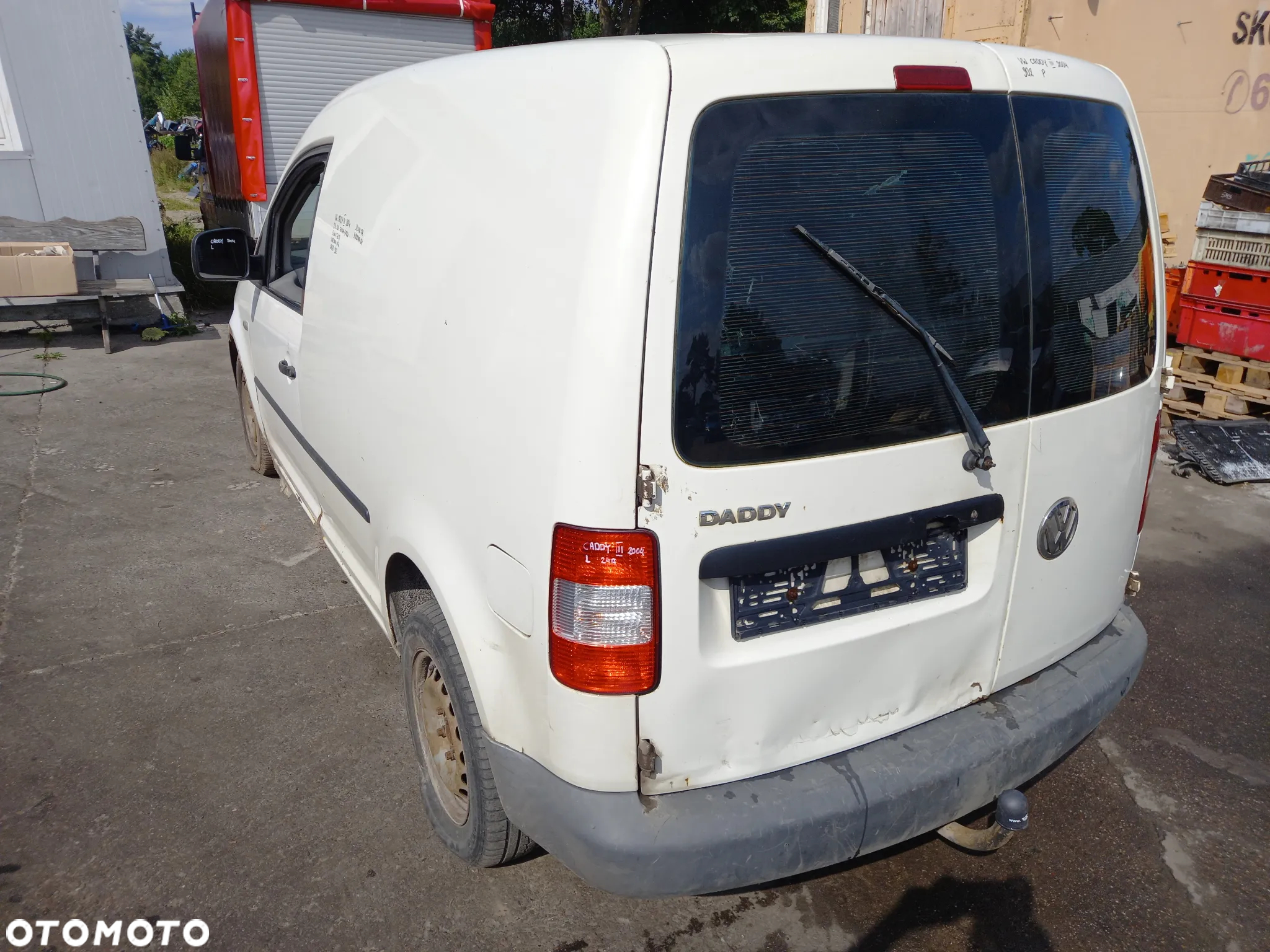 VW CADDY III DRZWI PRAWY TYŁ PRAWE TYLNE Z KLAPY BAGAŻNIKA KLAPA 902 - 15
