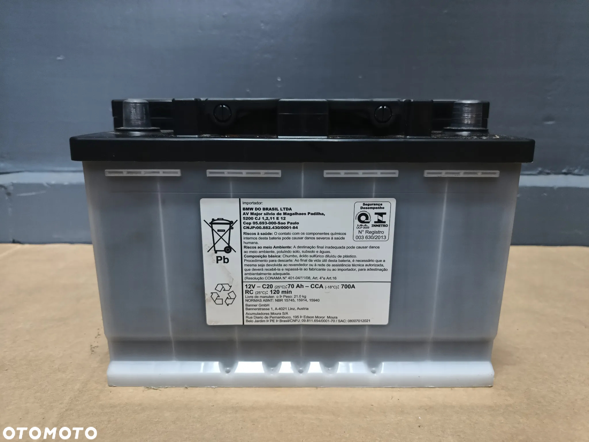 BMW Akumulator AGM 70Ah 700A 6991365 - 2