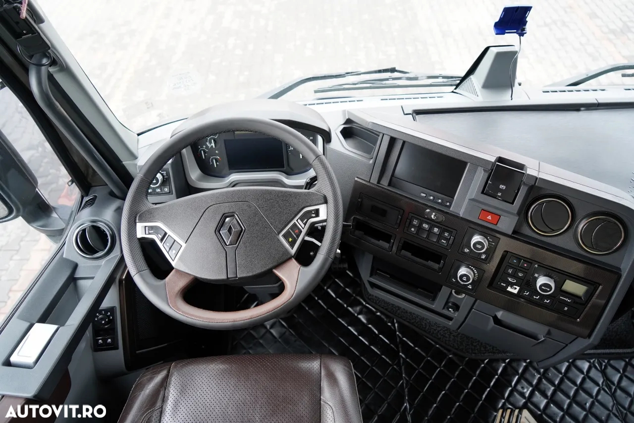 Renault T 520 / RETARDER / FULL AIRMATIC / VERSIUNE RICH / PIELE / METALICĂ / JANTE DIN ALIAJ / CONTRACT DE REPARAȚIE POST-SERVICE - 29
