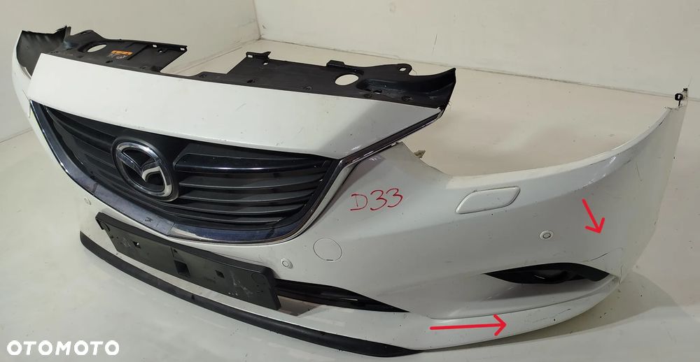 zderzak przedni grill MAZDA 6 II GJ 12-15 PDC SPRYSKI - 2