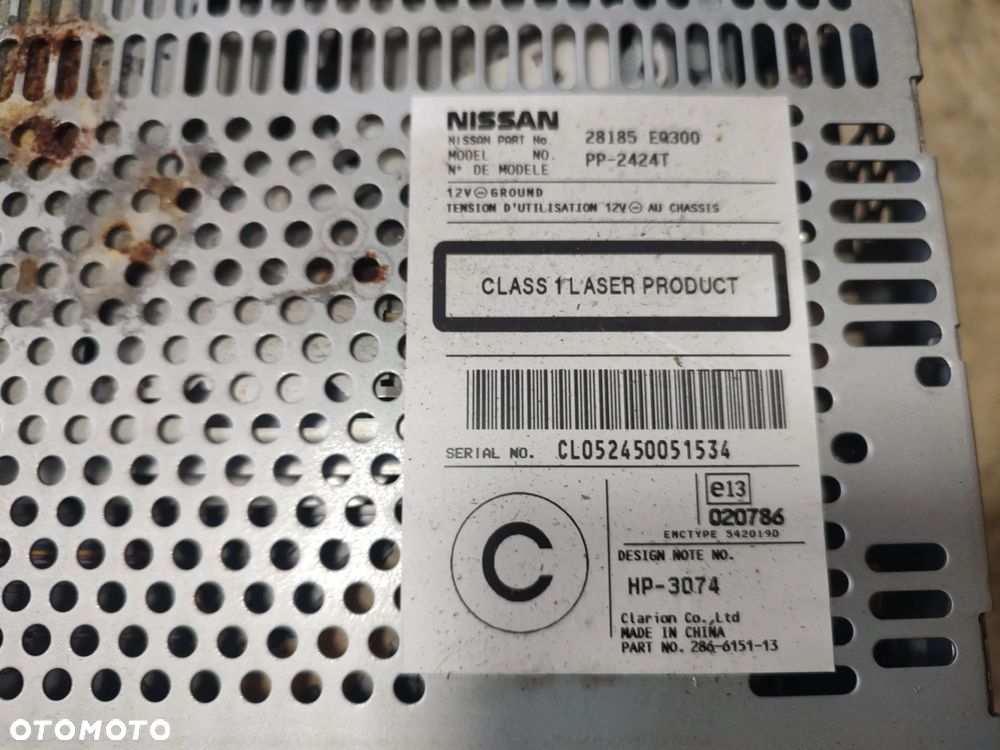 NISSAN X-TRAIL CD RADIO WYŚWIETLACZ 283A0 EQ300 - 4