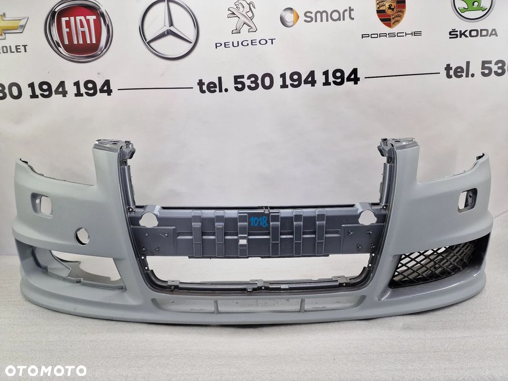 AUDI A4 / S4 / RS4 S-LINE DTM 04- ORYGINALNY ŁADNY ZDERZAK PRZEDNI PRZÓD + ŚLIZGI + KRATKA BOCZNA LEWA , NR 8E0807437ALK , NR AUKCJI NZ1018 - 1